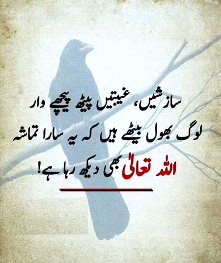 اللہ سب دیکھ رھا ھے