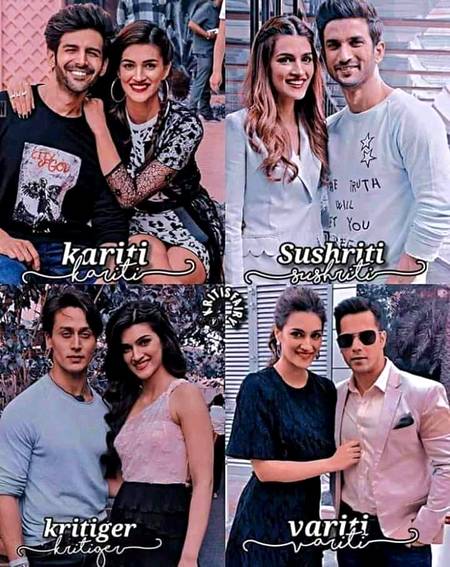 Kis ka saat sahi jodi ha.kriti sanoon ki