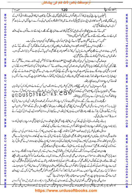 Title = Jannat kay patay.
Writer = Nimra Ahmed.
Part = 2
Page = 120
