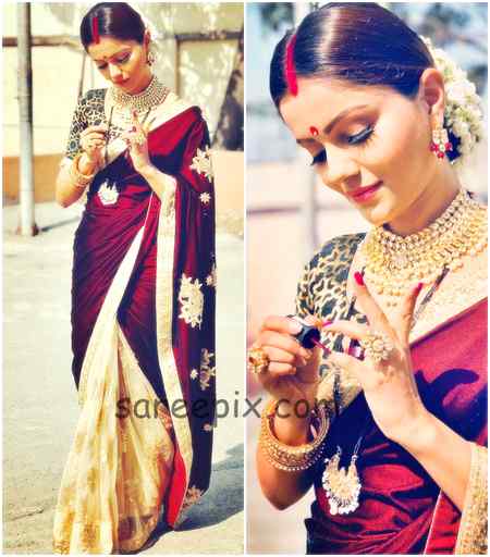 Rubina.dilaik.and.half.saree