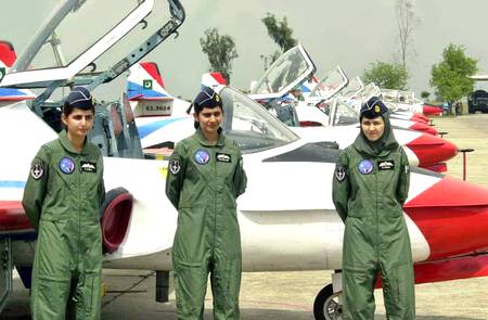 Female Pilot's of Pakistan Air force