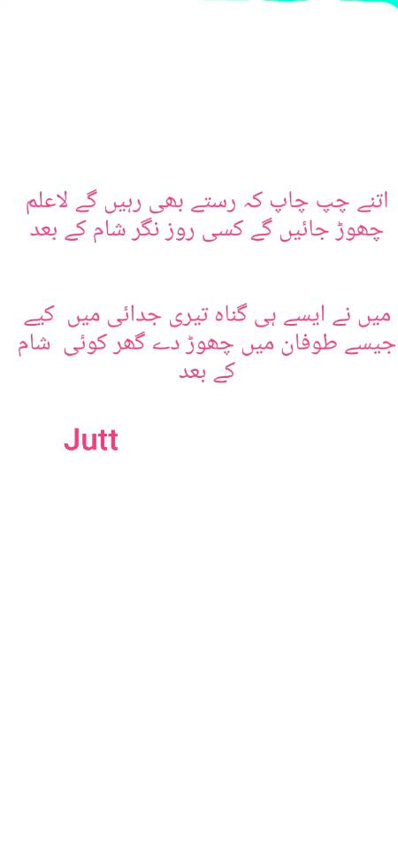 میں آج بھی زندہ ہوں کسی کا بھولا ہوا وعدہ بن کر
