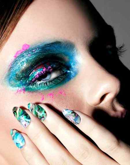Nail paint art...