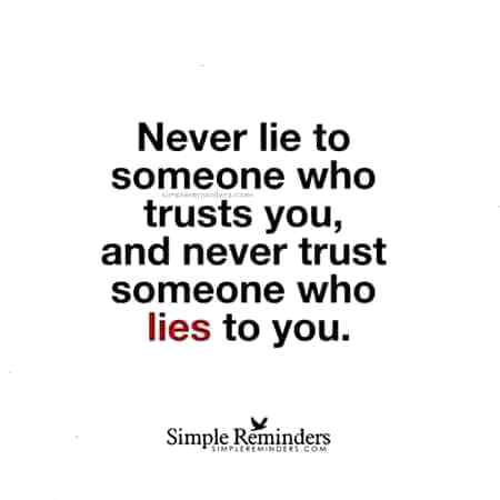 Never never..