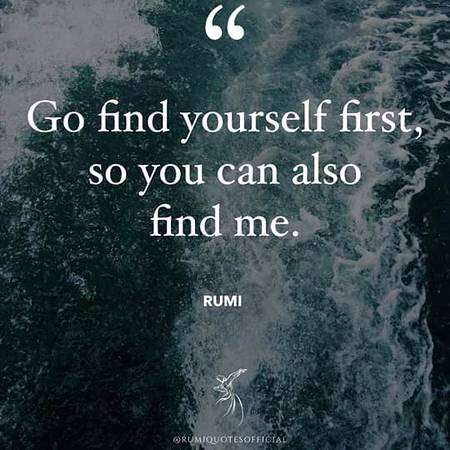 Rumi words...