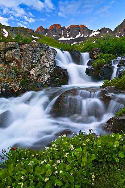 American basin waterfall, Colorado