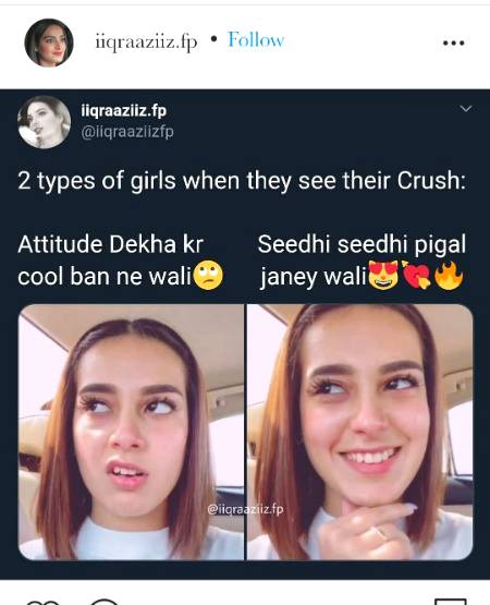 Two types of Girls 🙃🙃🙃