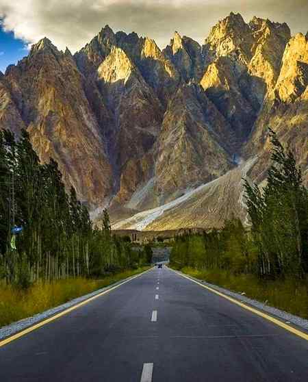 The majestic Passu cones Hunza Gilgit Baltistan