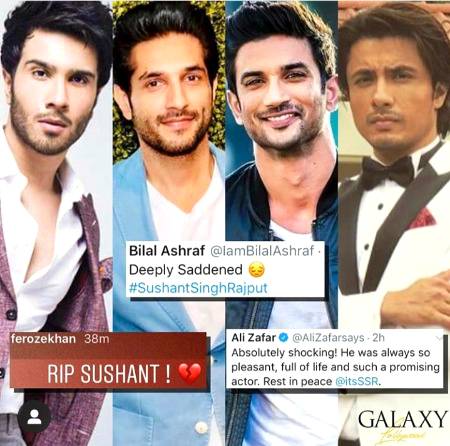 Our Stars mourn the loss of sushant Singh💔💔💔