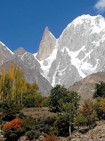 Beautiful Himalayas mountain ladyfinger peak