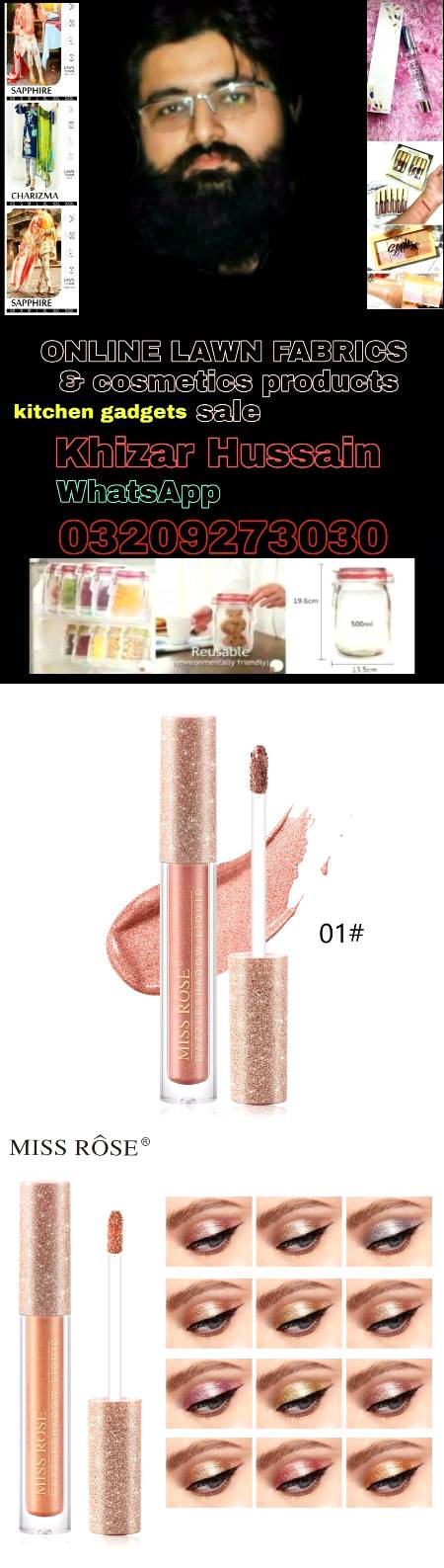 lawan fabrics , cosmetics products & kitchen gadgets Online Sale 💅👗👚💄🖌️ Contact & details >>>>Khizar hussain WhatsApp 03209273030