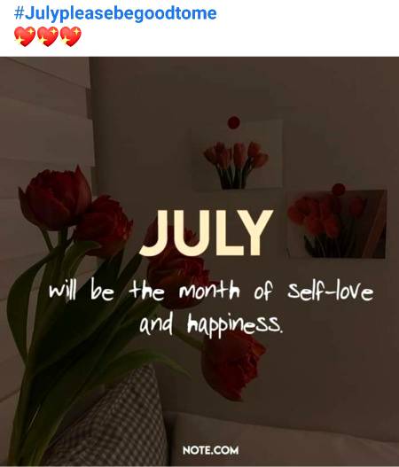 July start now....