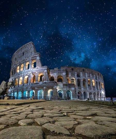 Rome at night