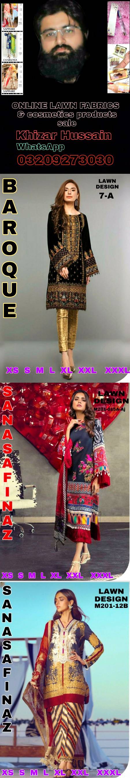 SANA SAFINAZ SAPPHIRE FIRDOUS BAROQUE MARIA.B CHARIZMA LAWN DESIGN
