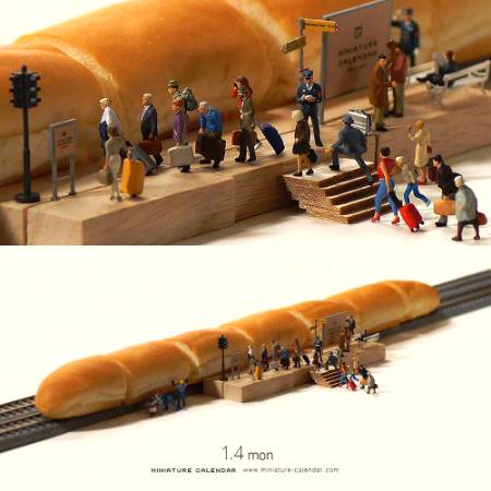 Train station of tinny world