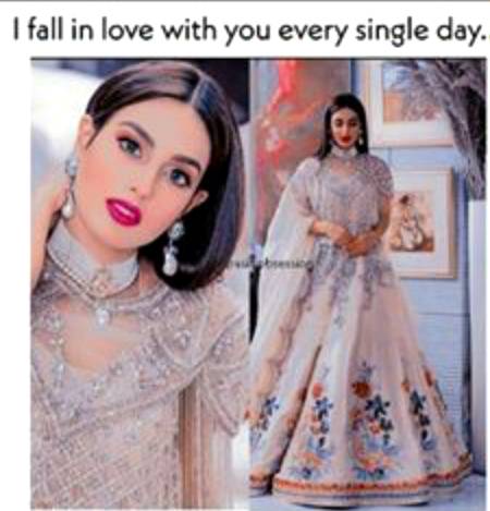 How pretty she is