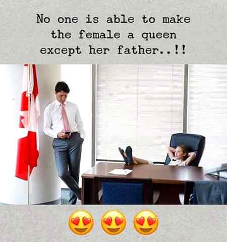 No one so girls trust only your father not any one else .MAY MY BABA JAN GET ALL THE HAPPINES OF THIS UNIVERSE .I LOVE BABA ❤❤❤