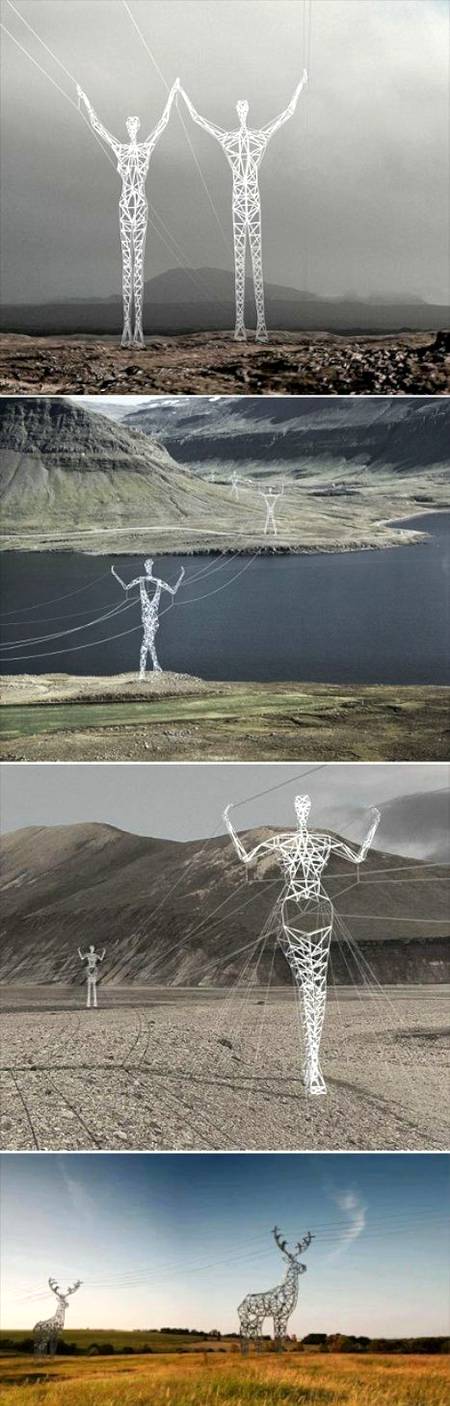 Iceland____its a design disaster____originality,imagination and engineering combine to solve a source of visual pollution.