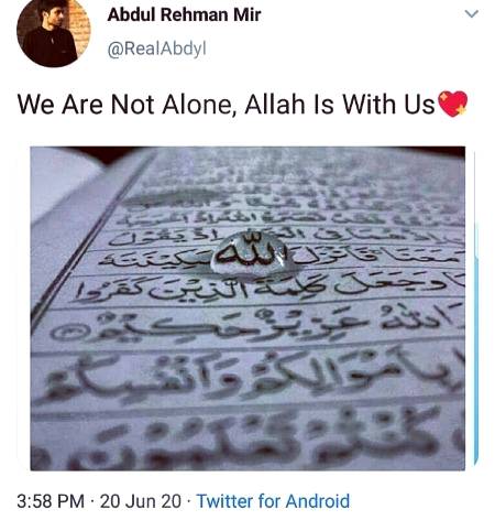 ALLAH is with us❤