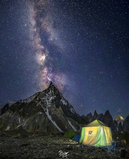 K2 mountain Base camp,Corncodia