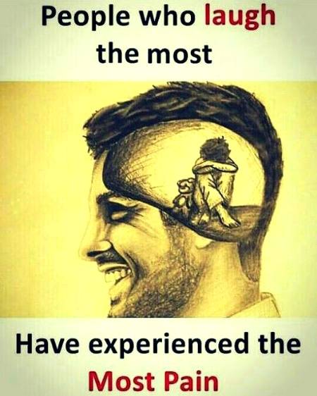 Kuch log andar sy sad hoty hain bahir sy dekhny main happy lagty hain or show bhi karty hain jesy bhot happy hain..like me