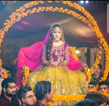 mehndi dress