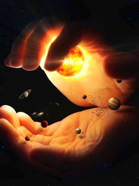 Galaxy in his Hands 🔥🔥