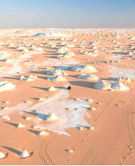 Stunning white desert 🌵 Egypt!