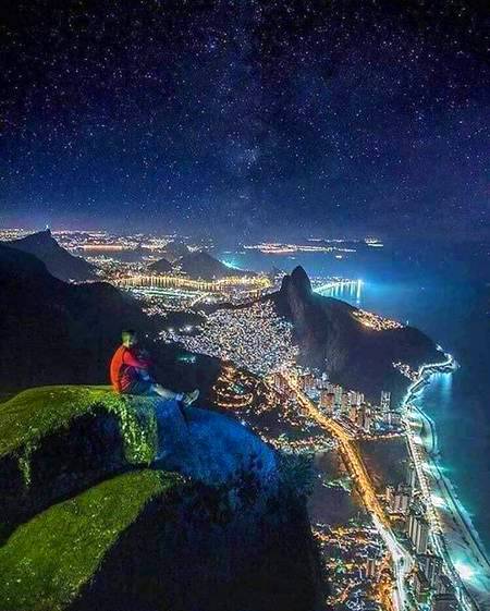 Stunning Night view in Brazil!💙
