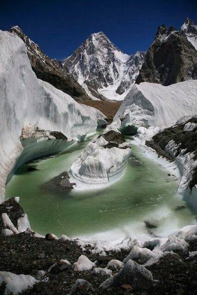 Gasherbrum ,the most beautiful peak in karakoram range Baltistan Pakistan