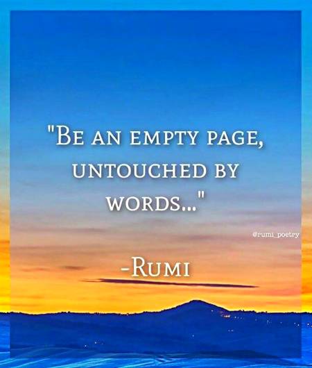 RUMI'S WORDS