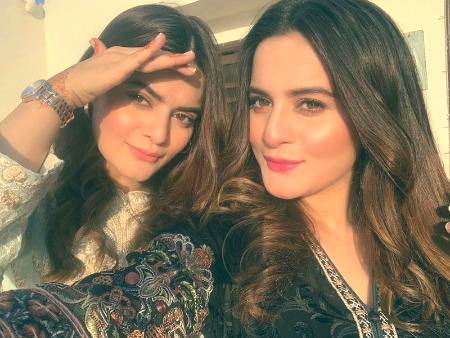 Aiman Khan and Minal khan