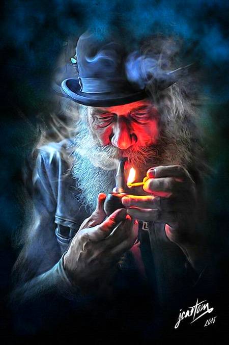 Beautiful picture of old man