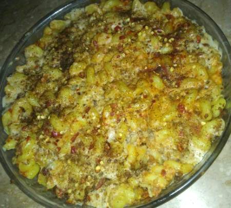 I made it by totally my OWN recipe😎😌 
it was super delicious n chezzy😋😋😋