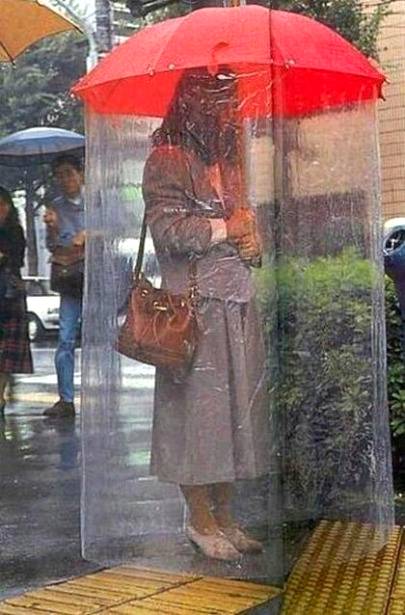 Now you can be anti social and stay dry.