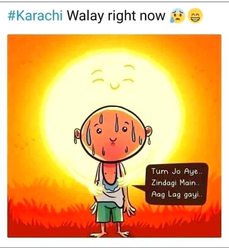 It is terribly hot today 😥😥