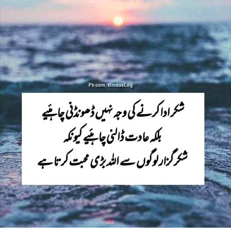 ہر حال میں شکر ادا کرنے کا ہنر جس کے پاس ہو وہ کبھی بھی نعمتوں سے محروم نہیں رہ سکتا