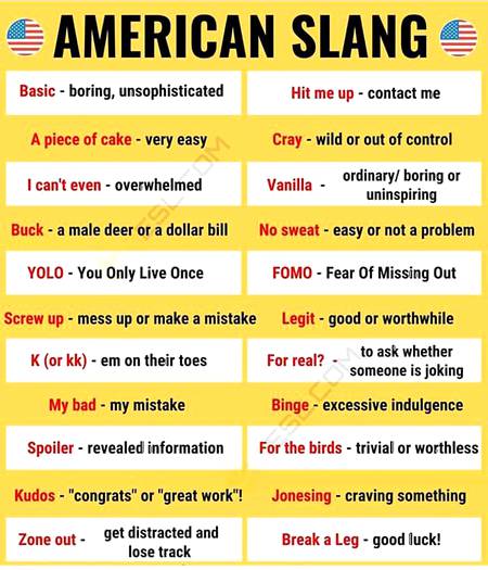 American slang