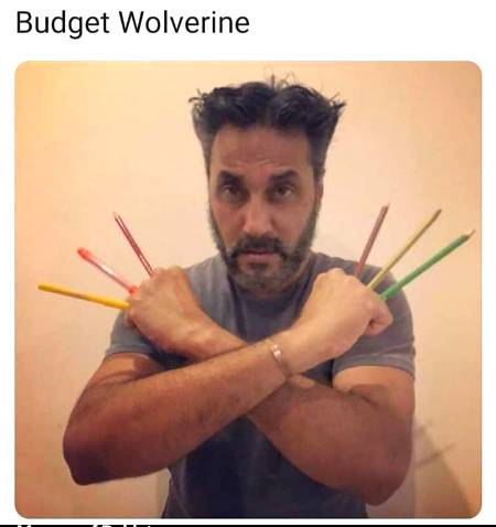Wolverine dikhana..
Saste mn..