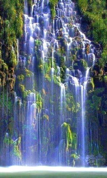 Water falls