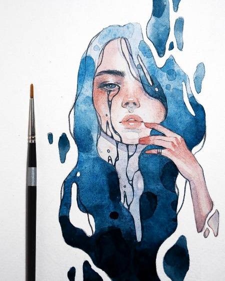 Watercolor art