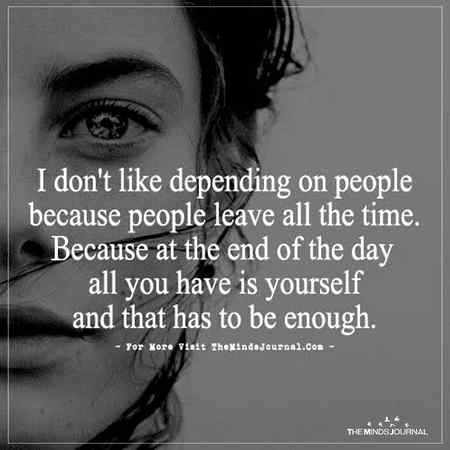 You and only you!