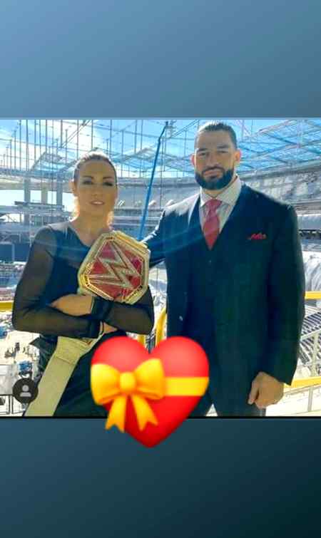 Reigns with Becky Lynch 🔥🤘 🤘👍❤❤💔 beautiful click ✌💀
