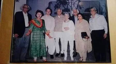 Quaid e Adam daughter seen in pic white dress