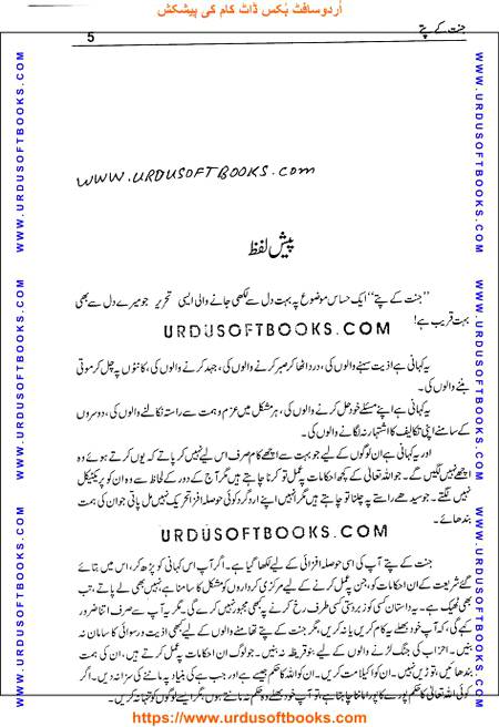 Title = Jannat kay patay.
Writer = Nimra Ahmed.
Total Pages = 5.