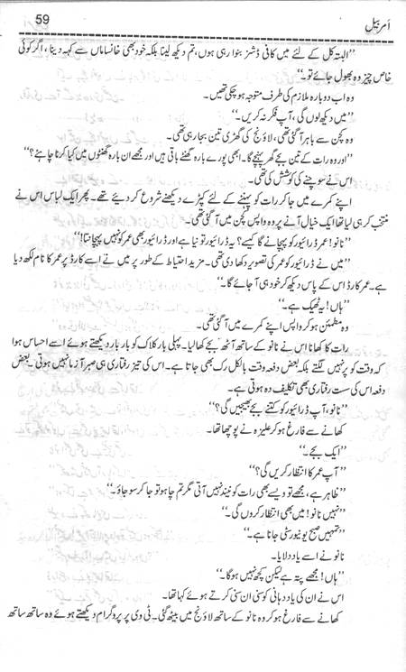 Novel name =  AmarBail
Writer = Umera Ahmed