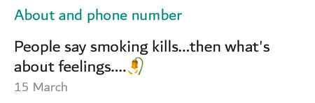 Whaat about feelings😒