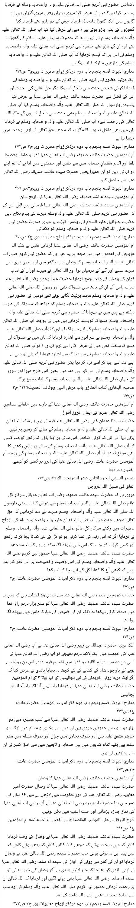 🌹🌹🌹صلی اللہ علی حبیبہ محمد نور من نوراللہ وعلی آلہ واہل بیتہ وعترتہ وازواجہ وصحبہ وجدہ وذریتہ و کل امتہ وبارک وسلم کثیراً کثیرا و دائماً ابدا 🌹🌹🌹
17 رمضان المبارک 
 یومِ وصال اُم المومنین حضرت سیدہ اماں عائشہ صدیقہ رضی اللہ تعالیٰ عنہا
Page 2