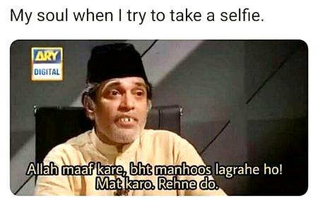 When i try to take selfie
