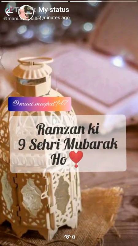 9th sehri of Ramadan Kareem🥀